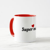 Super-Mama-Kaffeetasse | Kaffeetasse | Geschenk fü (Vorderseite Links)