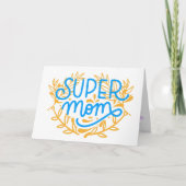 Super Mama Karte (Vorderseite)