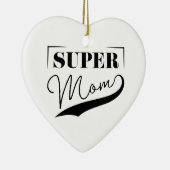 Super Mama Keramik Ornament (Rechts)