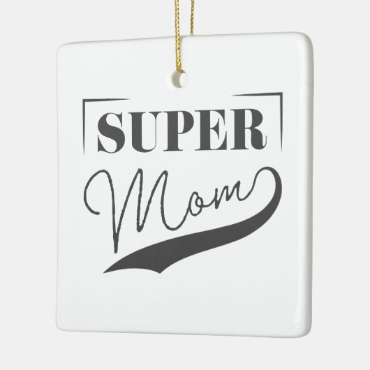 Super Mama Keramikornament (Links)