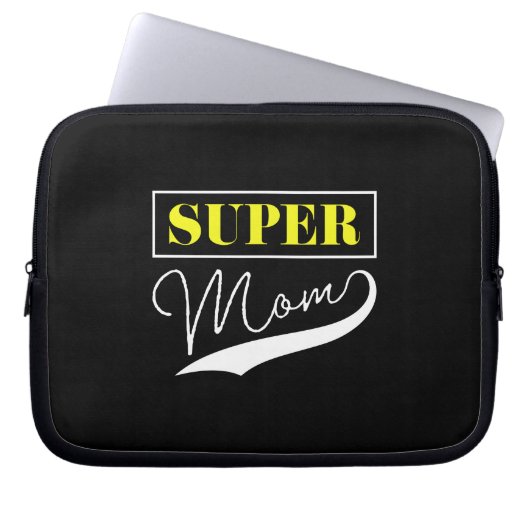 Super Mama Laptopschutzhülle (Vorderseite)