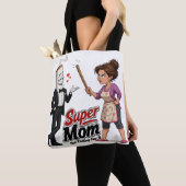 Super-Mama lässt sich nicht täuschen Tasche (Von Nahem)