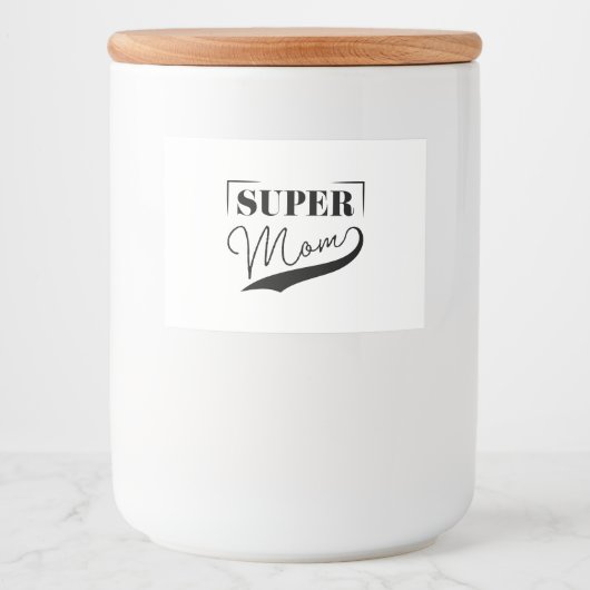 Super Mama Lebensmitteletikett (Vorderseite)