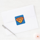 Super Mama - Matte, Quadratischer Aufkleber (Umschlag)