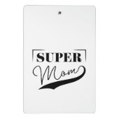 Super Mama Mini Klemmbrett (Rückseite)