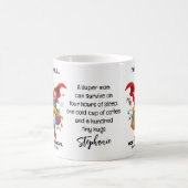 Super-Mama mit Zitat Lustiger Muttertag Kaffeetasse (Mittel)