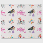 Super Mama | Muttertag Geschenkpapier (Flach)
