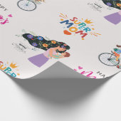 Super Mama | Muttertag Geschenkpapier (Ecke)