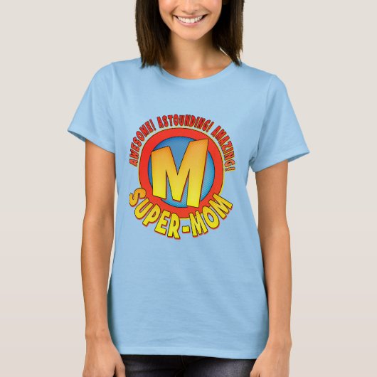 Super Mama Muttertag Ladys Ringer T - Shirt (Vorderseite)