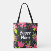 Super Mama - Muttertag Tasche (Rückseite)