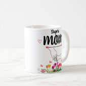 Super Mama Muttertag Tasse Geschenk (VorderseiteRechts)