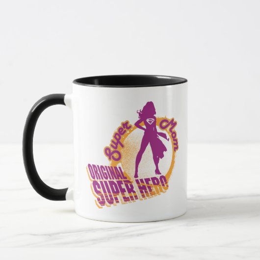 Super Mama Original Super Hero Tasse (Links)
