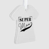 Super Mama Ornament (Vorderseite)