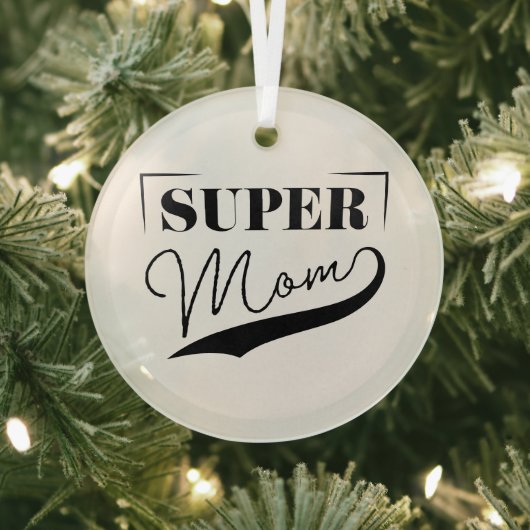 Super Mama Ornament Aus Glas (InSitu)