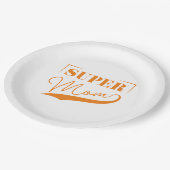 Super Mama Pappteller (Schrägansicht)