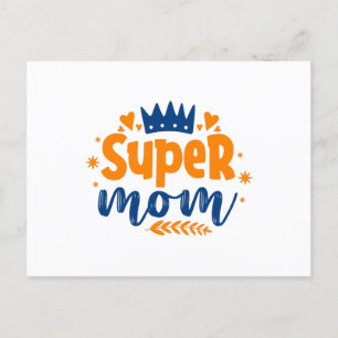 Super Mama Postkarte