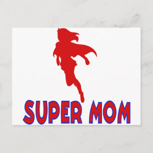 Super Mama Postkarte