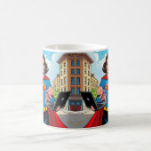 "Super Mama" Retro-Comic Kaffeetasse (Mittel)