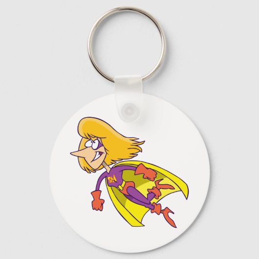 Super Mama Schlüsselanhänger (Rückseite)