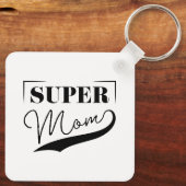 Super Mama Schlüsselanhänger (Rückseite)