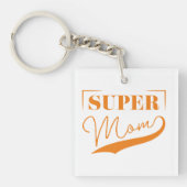 Super Mama Schlüsselanhänger (Vorderseite)