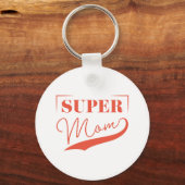 Super Mama Schlüsselanhänger (Rückseite)