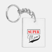 Super Mama Schlüsselanhänger (Vorderseite links)