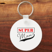 Super Mama Schlüsselanhänger (Vorderseite)