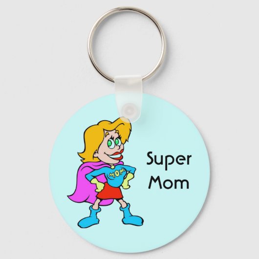 Super Mama Schlüsselanhänger (Vorderseite)