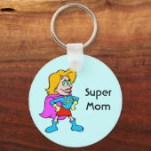 Super Mama Schlüsselanhänger (Vorderseite)