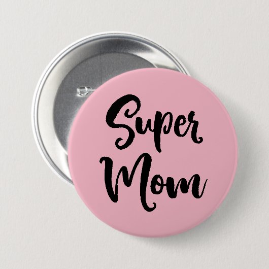 Super Mama Serif Button (Vorne & Hinten)