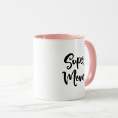 Super Mama Serif Tasse (VorderseiteRechts)