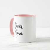 Super Mama Serif Tasse (Vorderseite Links)
