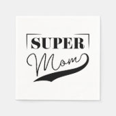Super Mama Serviette (Vorderseite)