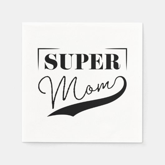 Super Mama Serviette (Vorderseite)