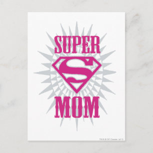 Super Mama Sternexplosion Postkarte