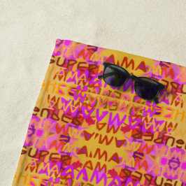 SUPER MAMA STRANDTUCH