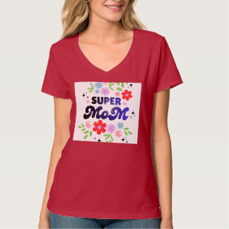 Super-Mama-T-Shirt | Geschenk für stolze Mütter | T-Shirt