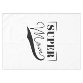 Super Mama Tischdecke (Vorderseite (Horizontal))