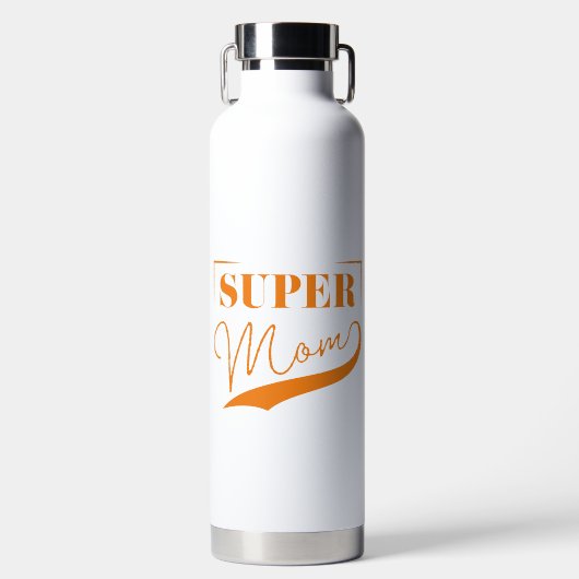 Super Mama Trinkflasche (Vorderseite)