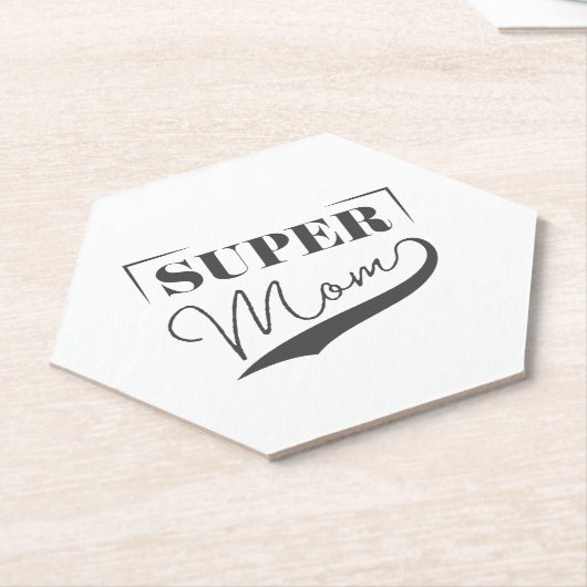 Super Mama Untersetzer (angewinkelt)