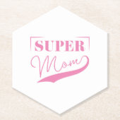 Super Mama Untersetzer (Vorderseite)