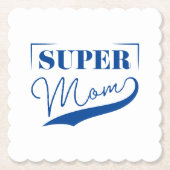 Super Mama Untersetzer (Vorderseite)