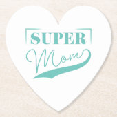 Super Mama Untersetzer (Vorderseite)