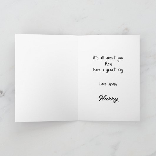 Super Mama...Vier Fotos, benutzerdefinierte Collag Dankeskarte (Innenseite)