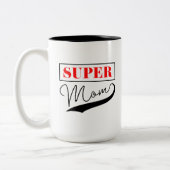 Super Mama Zweifarbige Tasse (Links)