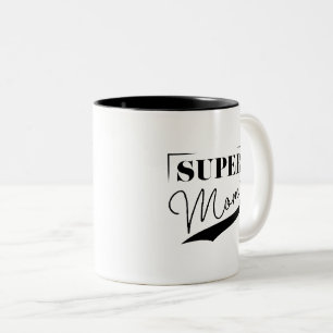 Super Mama Zweifarbige Tasse