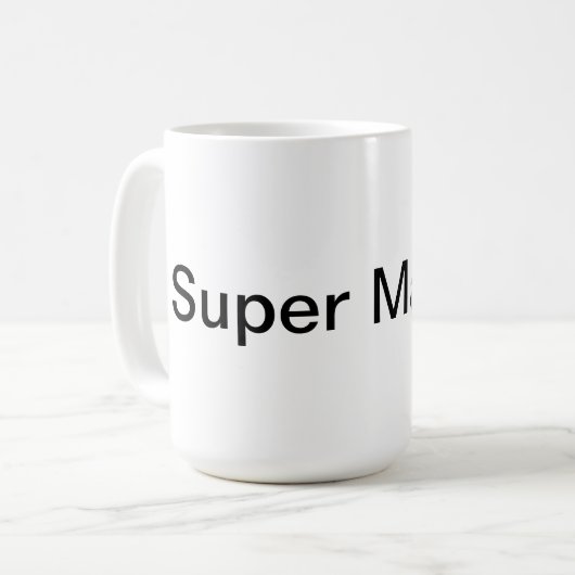 Super Maman Kaffeetasse (Vorderseite Links)