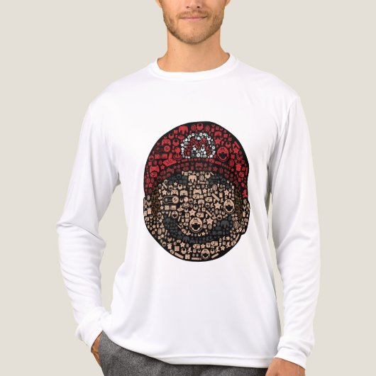     super Mario design  Tri-Blend Shirt (Vorderseite)