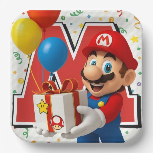 super Mario  Pappteller (Vorderseite)